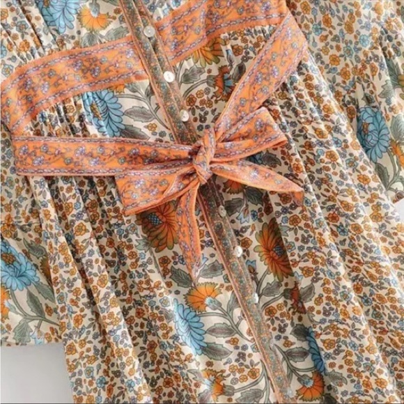 #74 CLOSEOUT SALE 🩷New!Gorgeous Boho Gypsy Maxi Dress - Picture 10 of 12